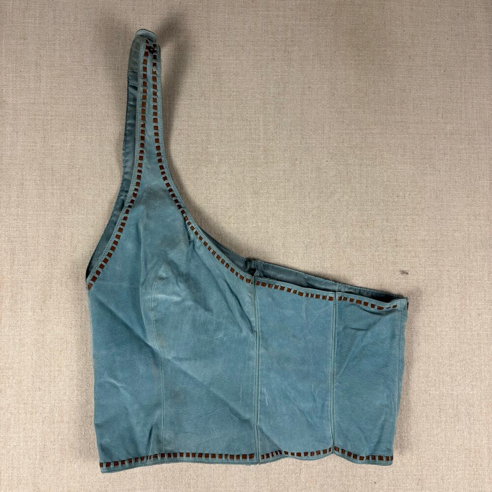 Vintage Wilsons Leather Venus Williams RARE Blue Suede Leather Full Set XL - Picture 6 of 16